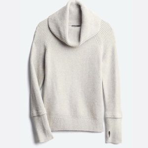 Pullover Turtleneck Sweater, M, NWOT, Light Gray